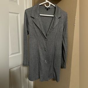 Grey and black coat